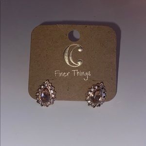 Never worn, Charming Charlie rose gold studs